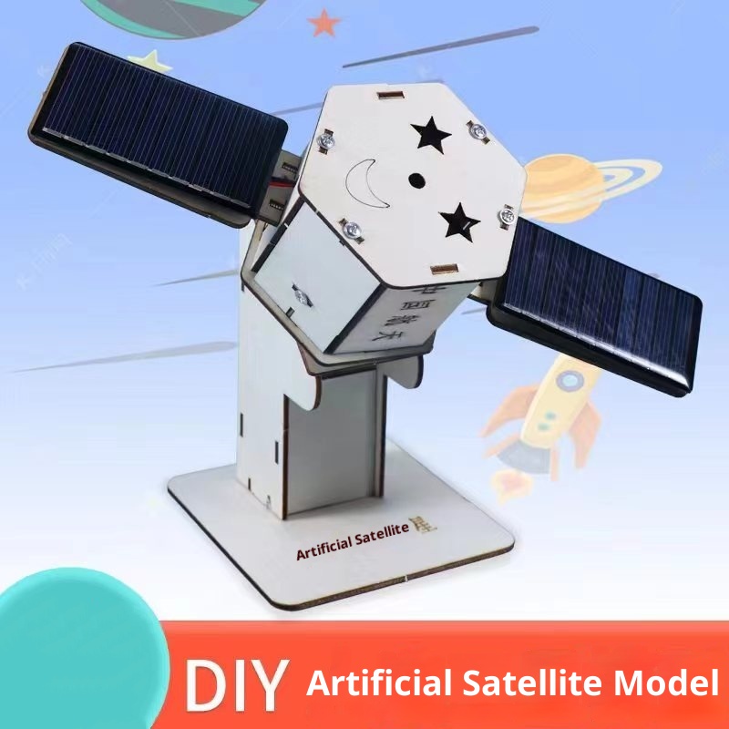 Science Toys Diy - DIY 태양광 위성 조립 키트 어린이