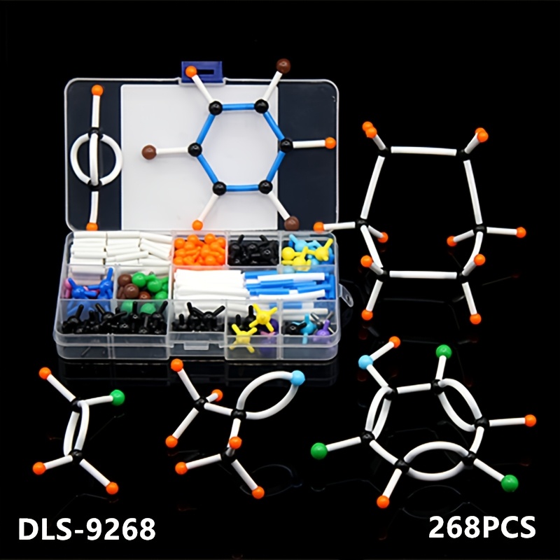 Chemistry Set Beginner - 268개의 분자 모형 키트 세트, 유기