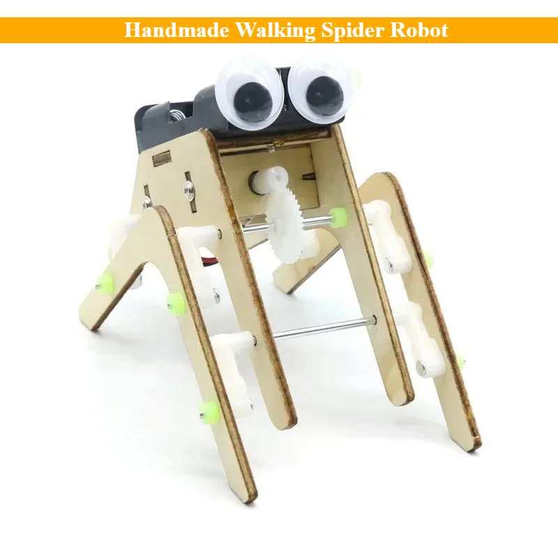 Science Project Robot - 상상력 DIY 수제 워킹 스파이더 로봇