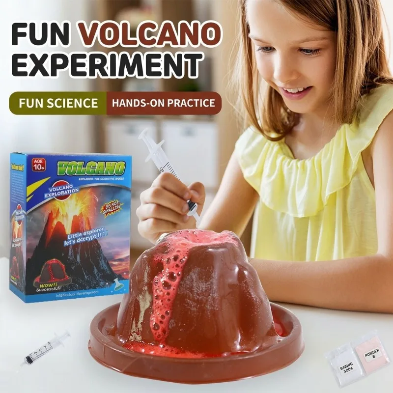 STEM DIY 화산 과학 실험 키트 어린이 교육용 장 - Volcano Kit Eruption 리뷰 및 가격