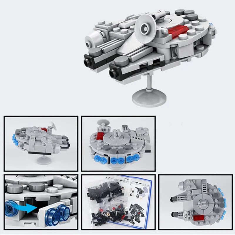 클래식 스타 파이터 비행기 우주선 빌딩 블록 세트 미니 - Science Toys Diy 리뷰 및 가격