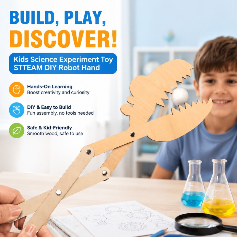 STEM 과학 실험 DIY 로봇 손 키트 창의적인 수공 - Science Project Robot 리뷰 및 가격