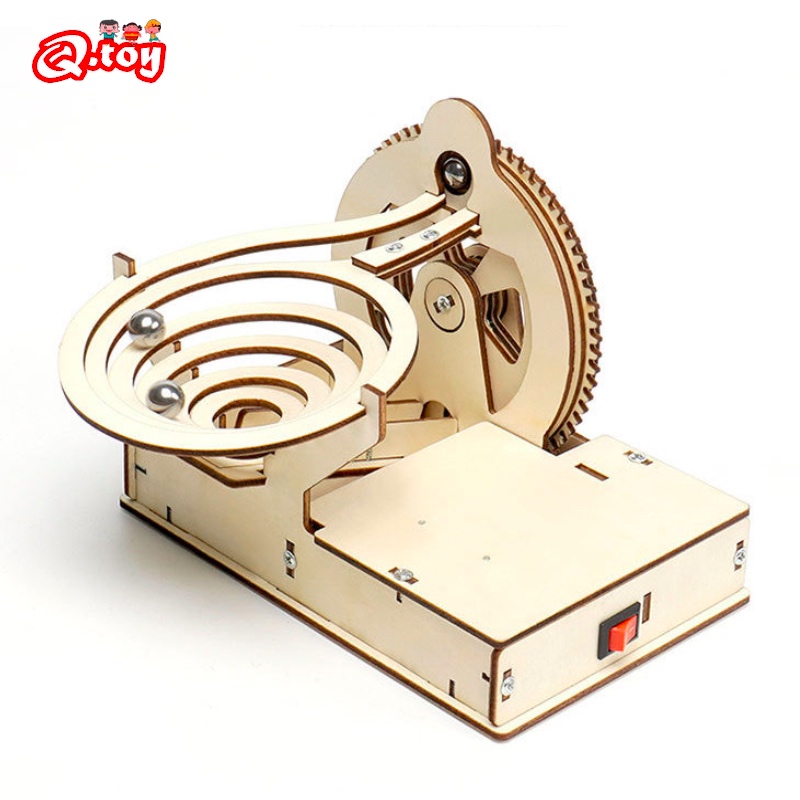 증기 과학 교육 키트, 3D 목재 대리석 런 볼, 전기 - Science Toys Diy 리뷰 및 가격