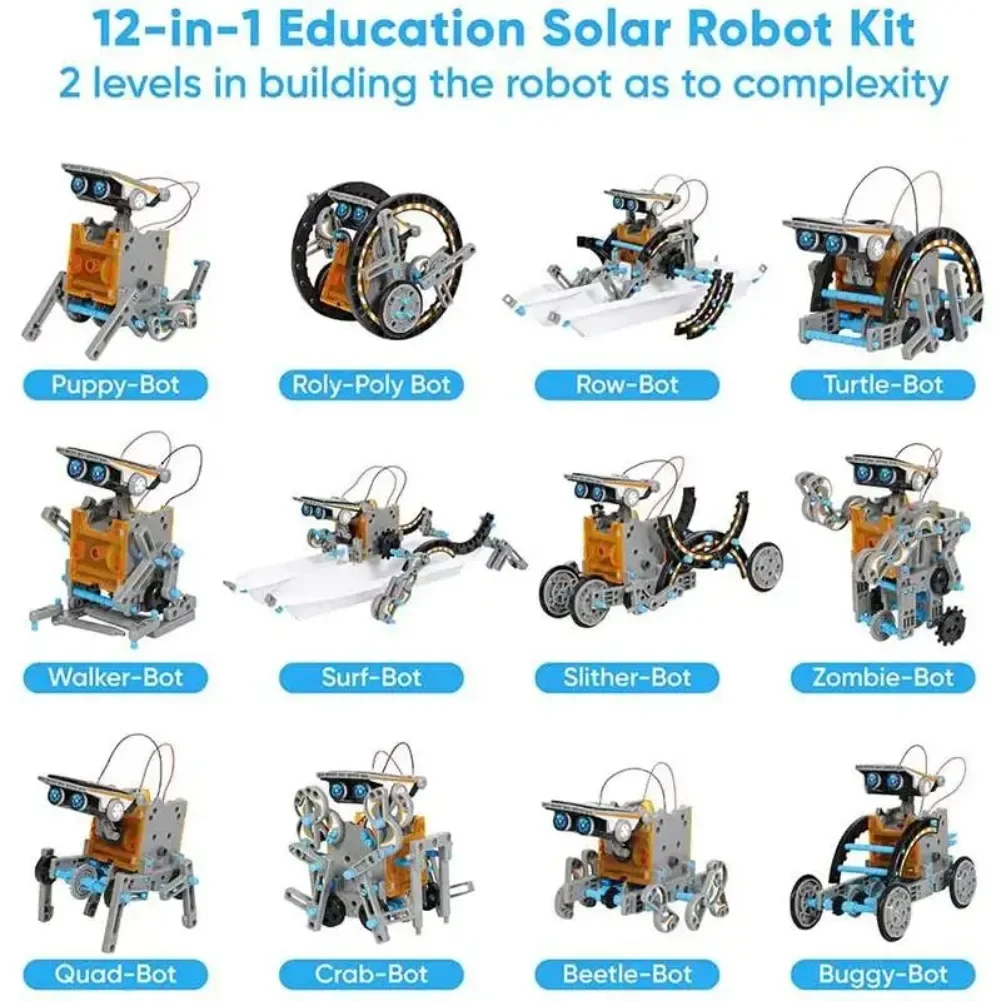 13 in 1 태양열 구동 로봇 과학 키트 DIY 빌딩 - Science Toys Diy 리뷰 및 가격