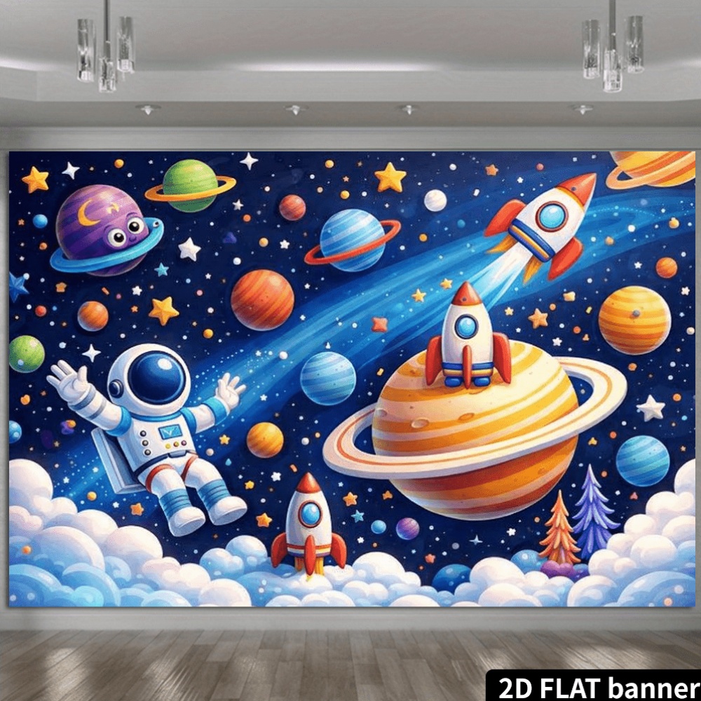 활기찬 우주 은하 우주비행사 행성 벽걸이 장식품 어린이 - Science Nursery 리뷰 및 가격